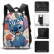 【5-Day Fast Delivery】Stitch Backpack Set - Disney 16" Shoulder Bag, Insulated Lunch Tote, Multifunctional Pencil Case BP0001