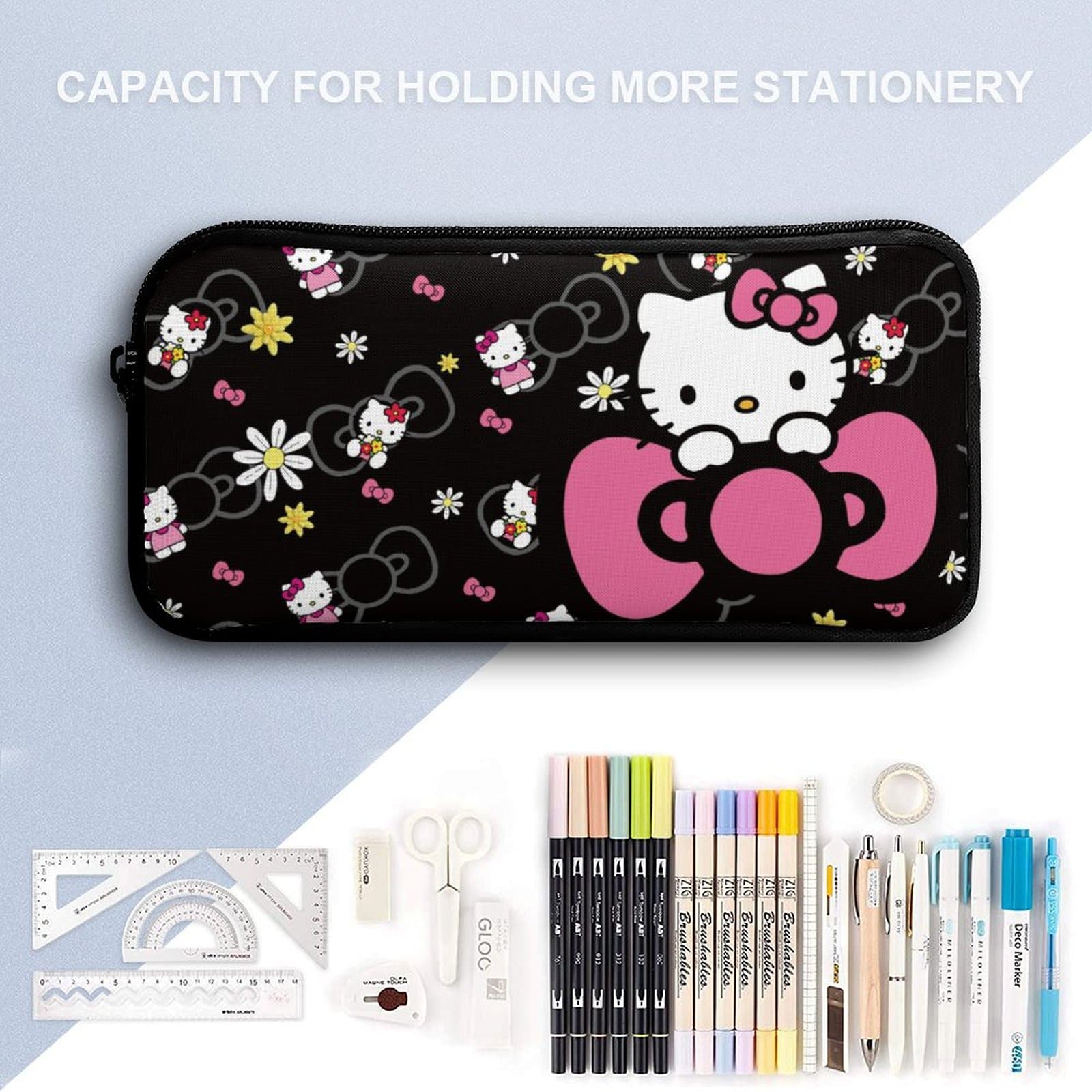 【5-Day Fast Delivery】Hello Kitty Backpack Set - Sanrio 16" Shoulder Bag, Insulated Lunch Tote, Multifunctional Pencil Case BP0004