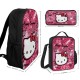 【5-Day Fast Delivery】Hello Kitty Backpack Set - Sanrio 16" Shoulder Bag, Insulated Lunch Tote, Multifunctional Pencil Case BP0006 