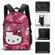 【5-Day Fast Delivery】Hello Kitty Backpack Set - Sanrio 16" Shoulder Bag, Insulated Lunch Tote, Multifunctional Pencil Case BP0006 