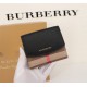 Burberry Leather Wallet Black BB0001