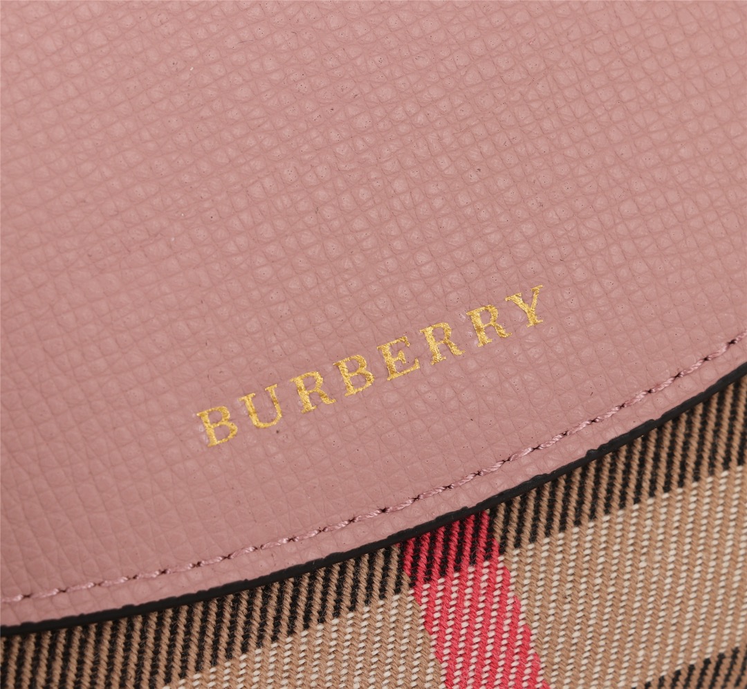 Burberry Leather Wallet Pink BB0003