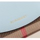 Burberry Leather Wallet Blue BB0004