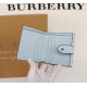 Burberry Leather Wallet Blue BB0004