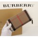 Burberry Leather Wallet Zipper Green BB0005