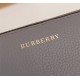 Burberry Leather Wallet Zipper Grey BB0006