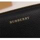 Burberry Leather Wallet Zipper Black BB0007