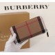 Burberry Leather Wallet Zipper Brown BB0008