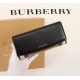 Burberry Leather Wallet Flap Black BB0010