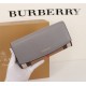 Burberry Leather Wallet Flap Grey BB0011