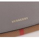 Burberry Leather Wallet Flap Grey BB0011