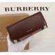 Burberry Leather Wallet Flap Brown BB0012