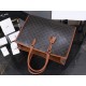 Celine horizontal cabas in Triomphe Canvas and calfskin CE0002