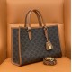 Celine mini horizontal cabas in Triomphe Canvas and calfskin CE0003