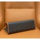 Celine mini horizontal cabas in Triomphe Canvas and calfskin CE0003