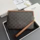 Celine SMALL POUCH WITH STRAP in TRIOMPHE CANVAS WITH CELINE PRINT CE0018