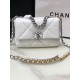 Chanel CHANEL 19 Handbag White AS1160