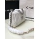 Chanel CHANEL 19 Handbag White AS1160