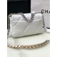 Chanel CHANEL 19 Handbag White AS1160