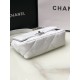 Chanel CHANEL 19 Handbag White AS1160