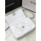 Chanel CHANEL 19 Handbag White AS1160