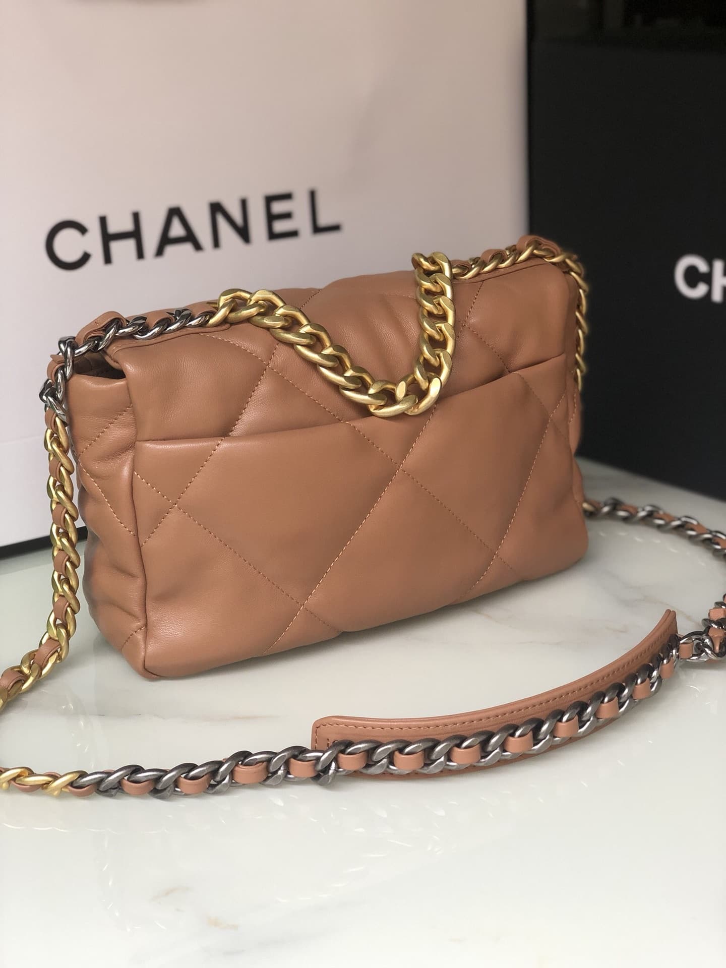 Chanel CHANEL 19 Handbag AS1160