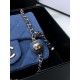 Chanel Denim Mini Pearl Crush Flap Bag AS1786