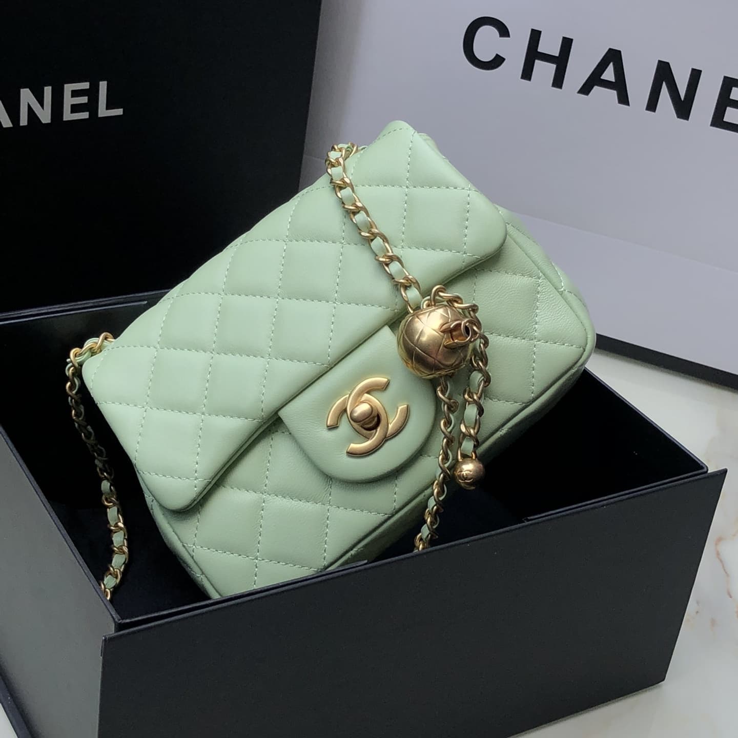 Chanel Mini Pearl Crush Flap Bag AS1786