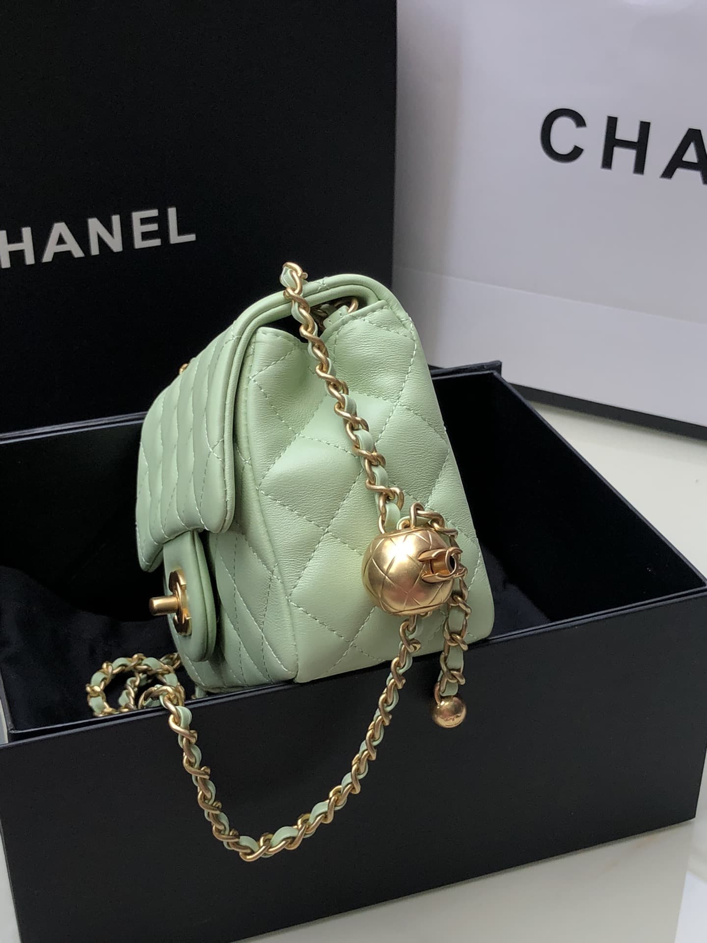 Chanel Mini Pearl Crush Flap Bag AS1786