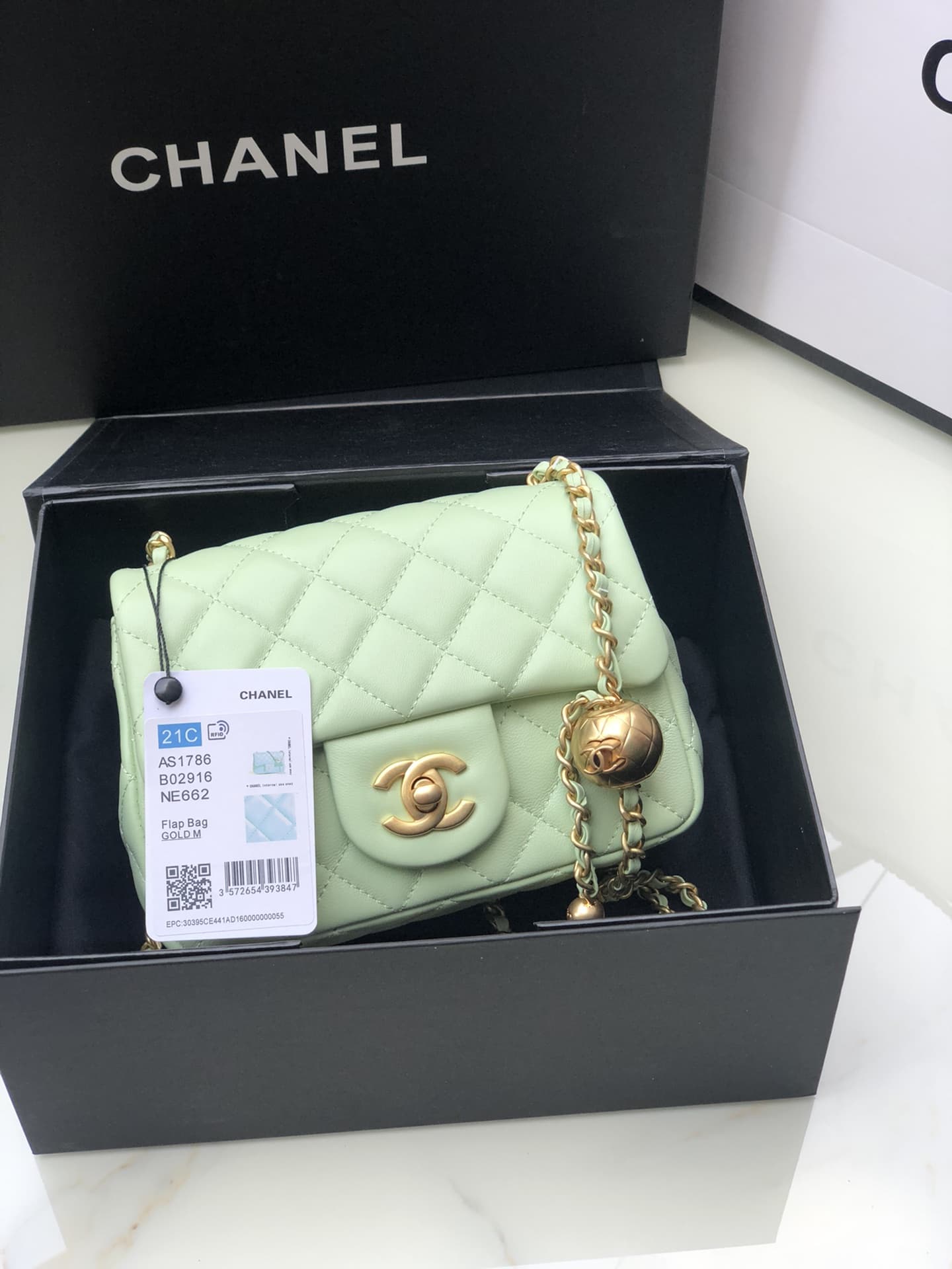 Chanel Mini Pearl Crush Flap Bag AS1786