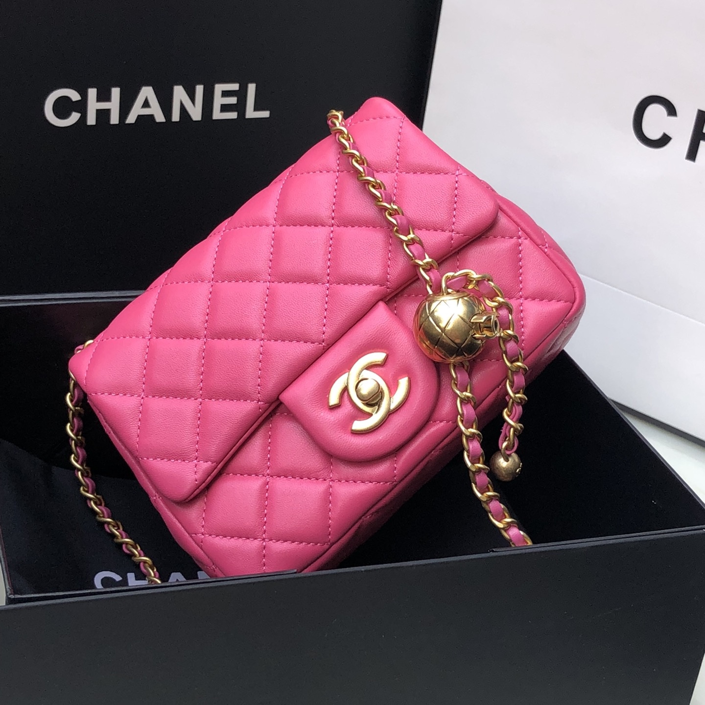 Chanel Mini Pearl Crush Flap Bag AS1786