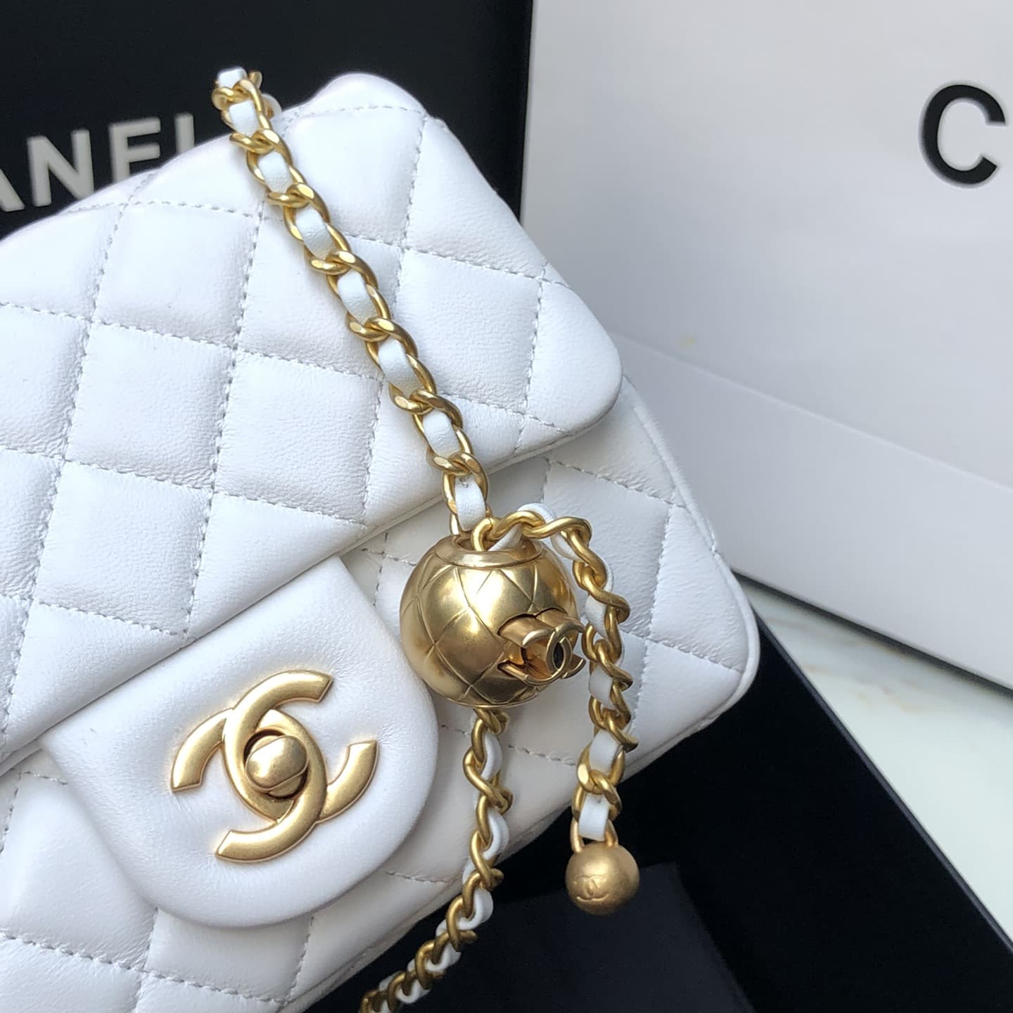 Chanel Mini Pearl Crush Flap Bag AS1786