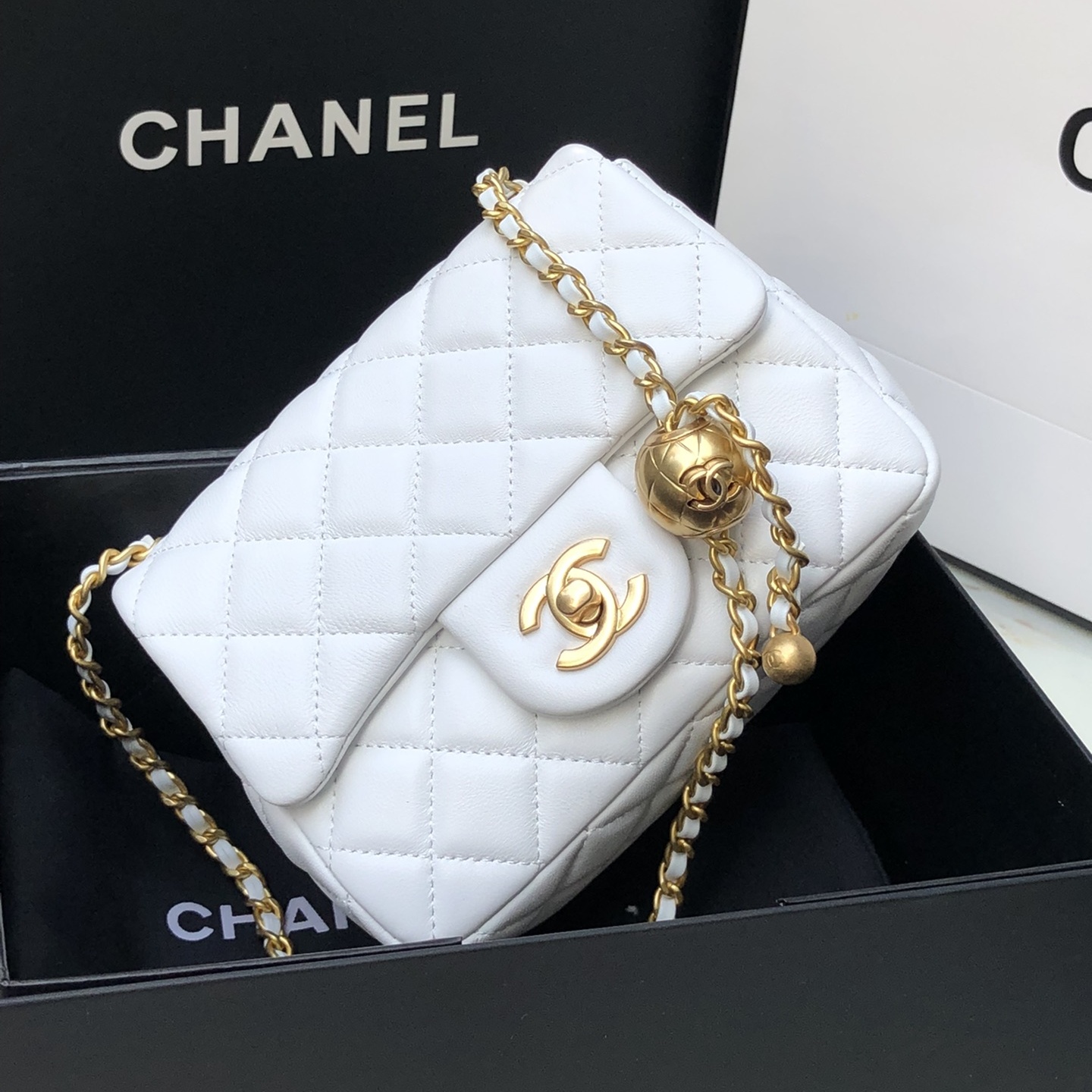 Chanel Mini Pearl Crush Flap Bag AS1786