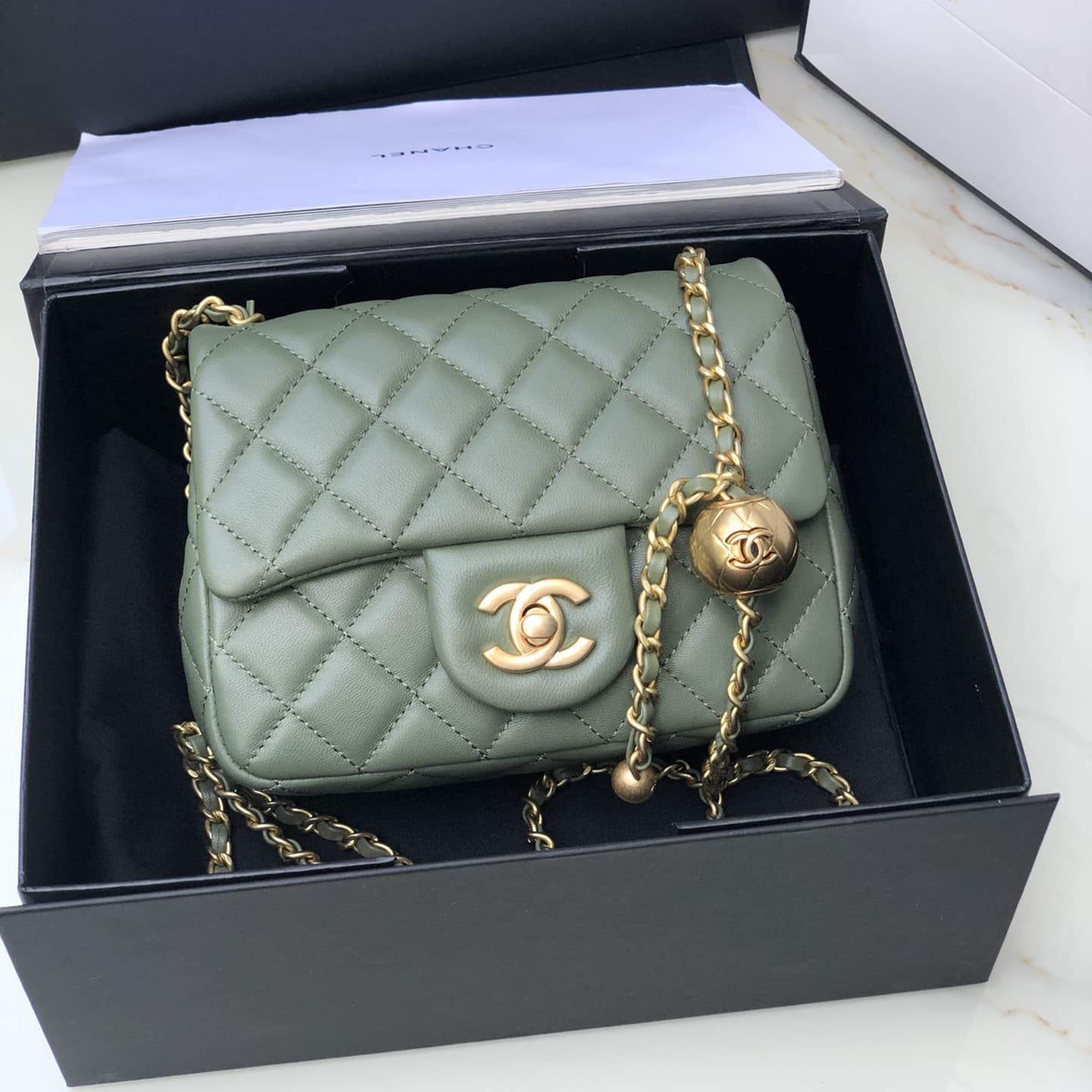 Chanel Mini Pearl Crush Flap Bag AS1786