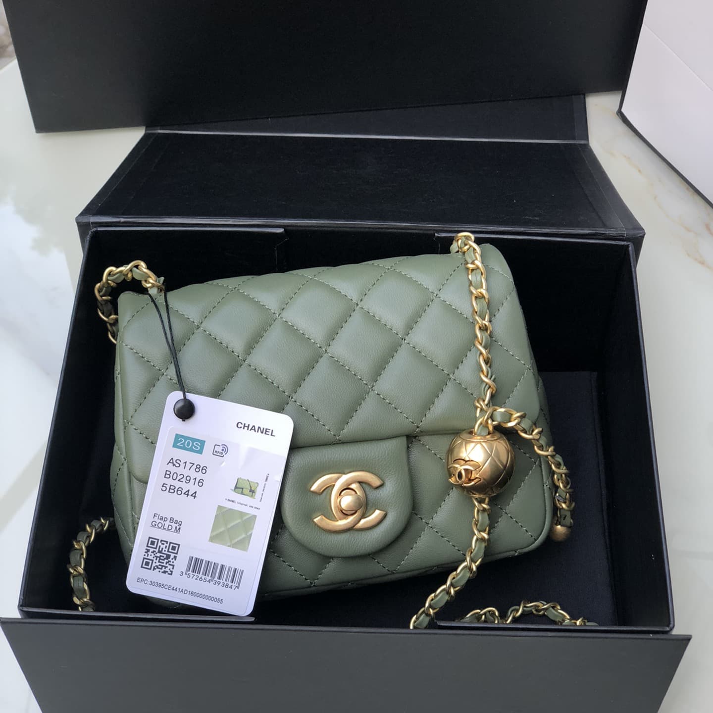 Chanel Mini Pearl Crush Flap Bag AS1786