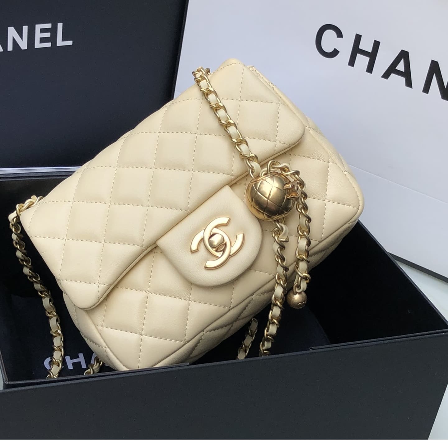 Chanel Mini Pearl Crush Flap Bag AS1786