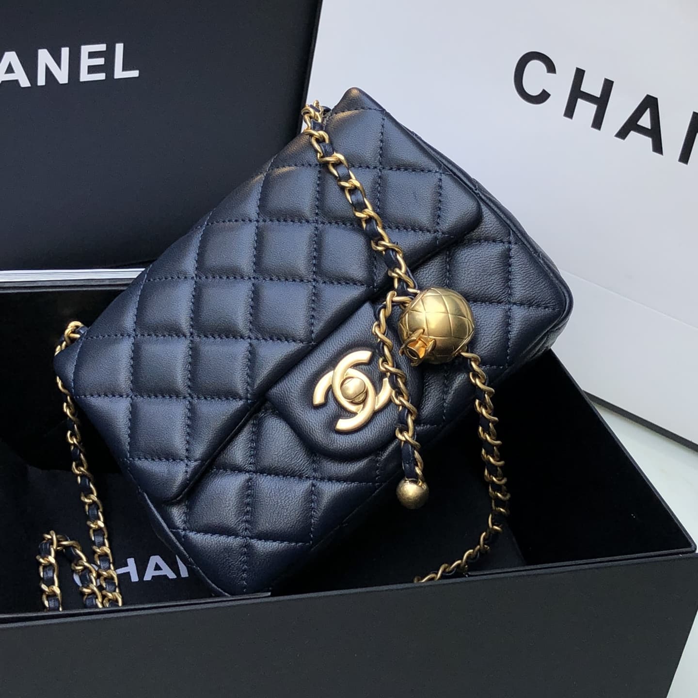 Chanel Mini Pearl Crush Flap Bag AS1786