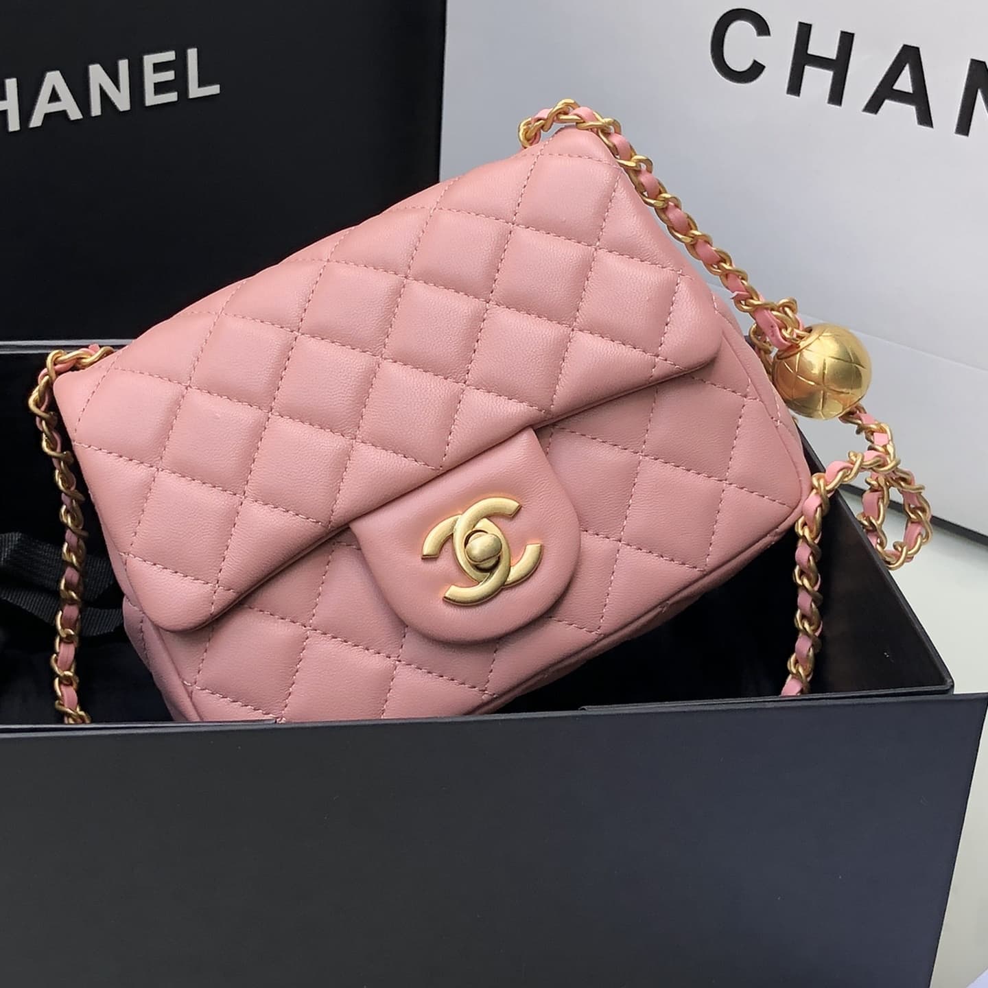 Chanel Mini Pearl Crush Flap Bag AS1786