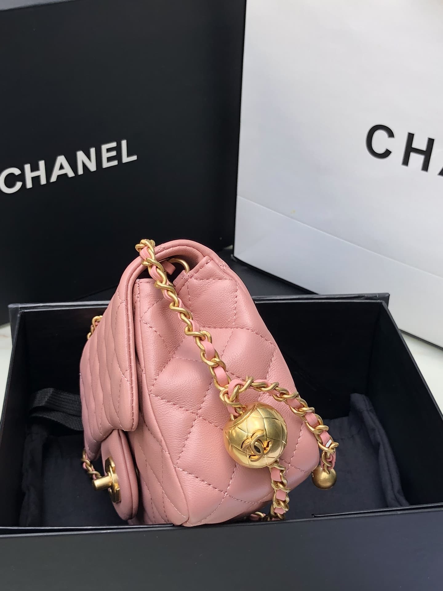 Chanel Mini Pearl Crush Flap Bag AS1786