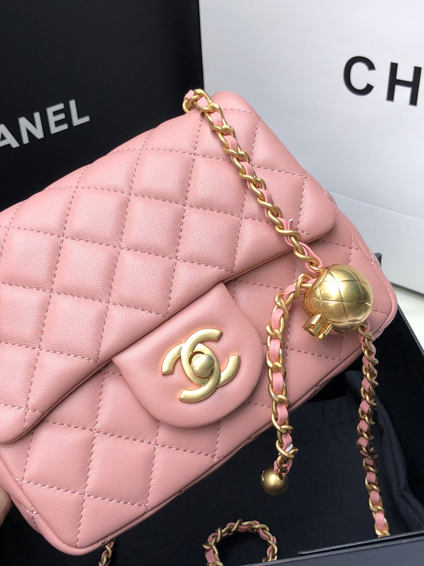 Chanel Mini Pearl Crush Flap Bag AS1786