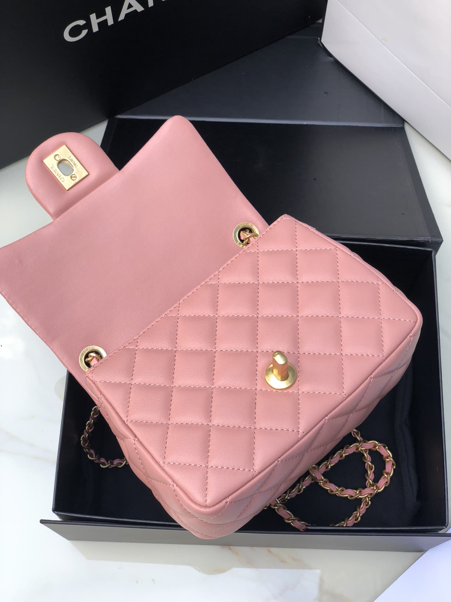 Chanel Mini Pearl Crush Flap Bag AS1786