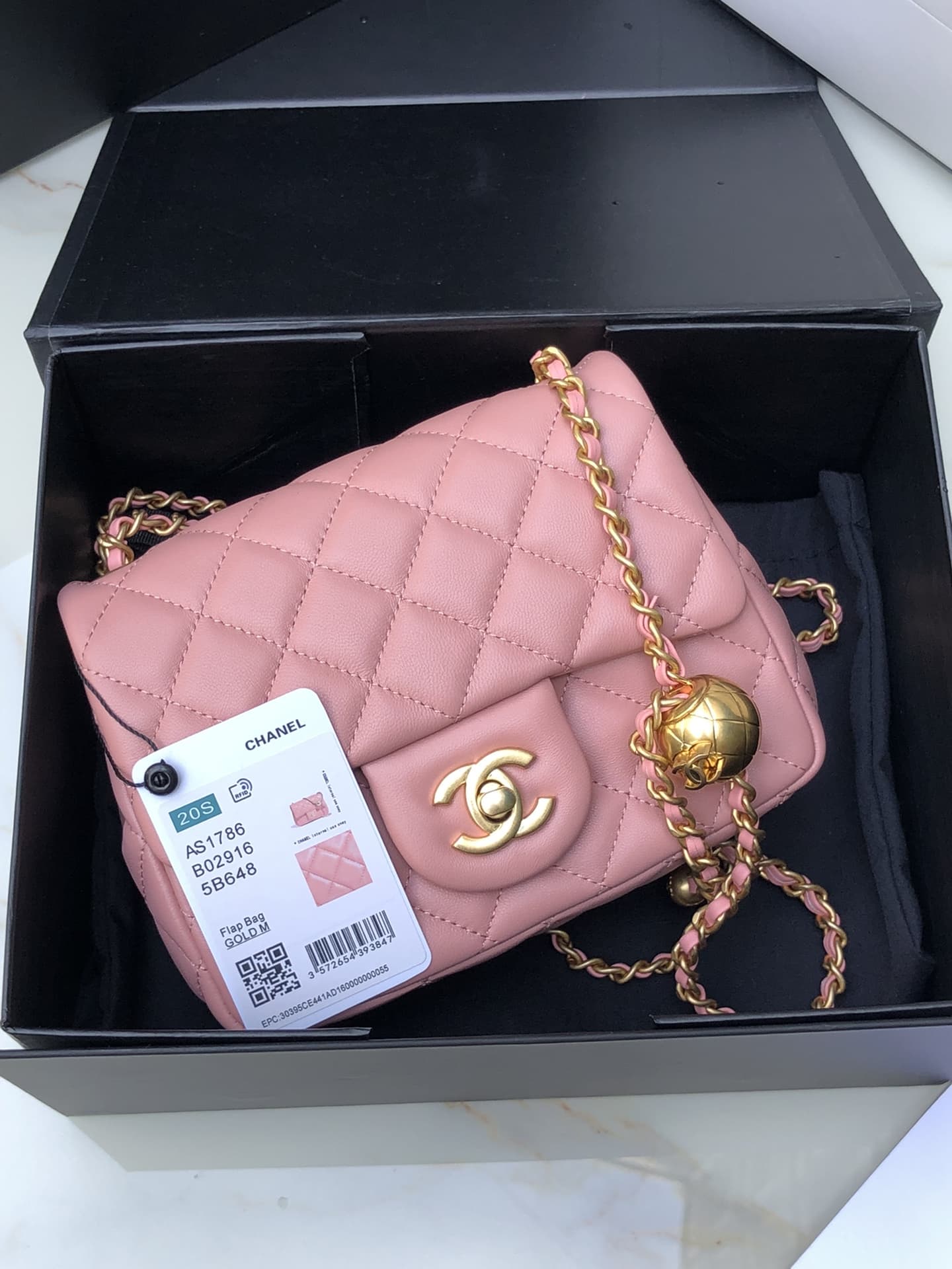 Chanel Mini Pearl Crush Flap Bag AS1786