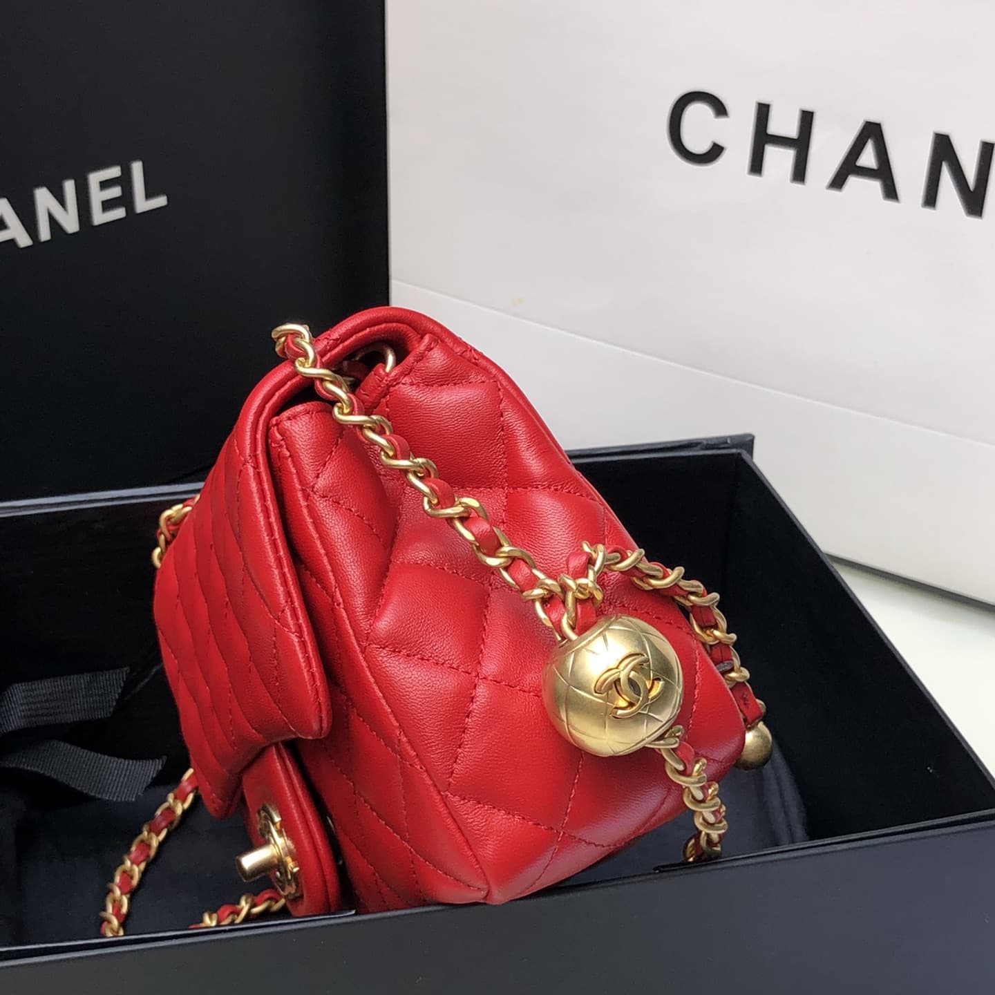 Chanel Mini Pearl Crush Flap Bag AS1786