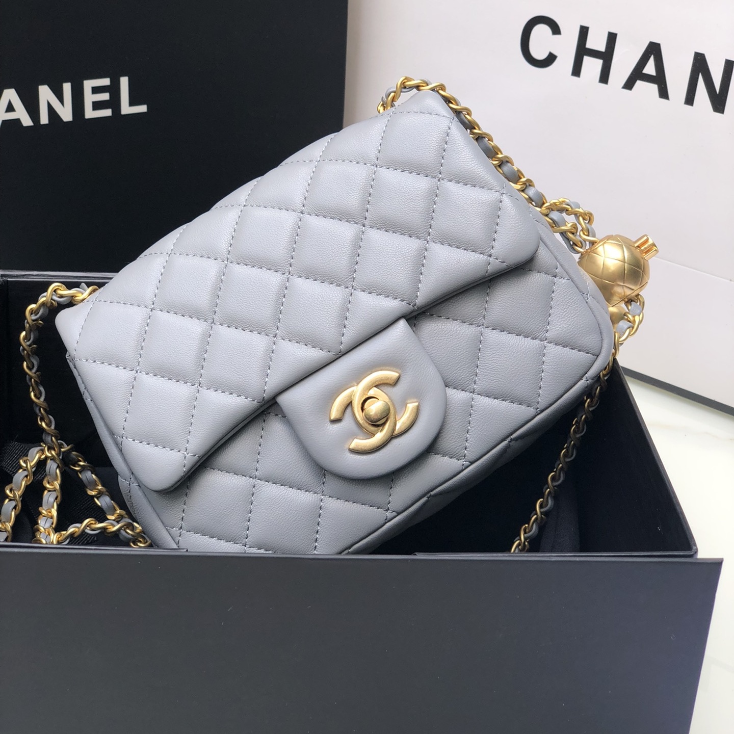 Chanel Mini Pearl Crush Flap Bag AS1786