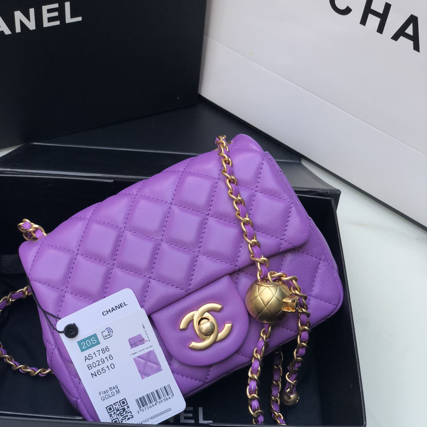 Chanel Mini Pearl Crush Flap Bag AS1786