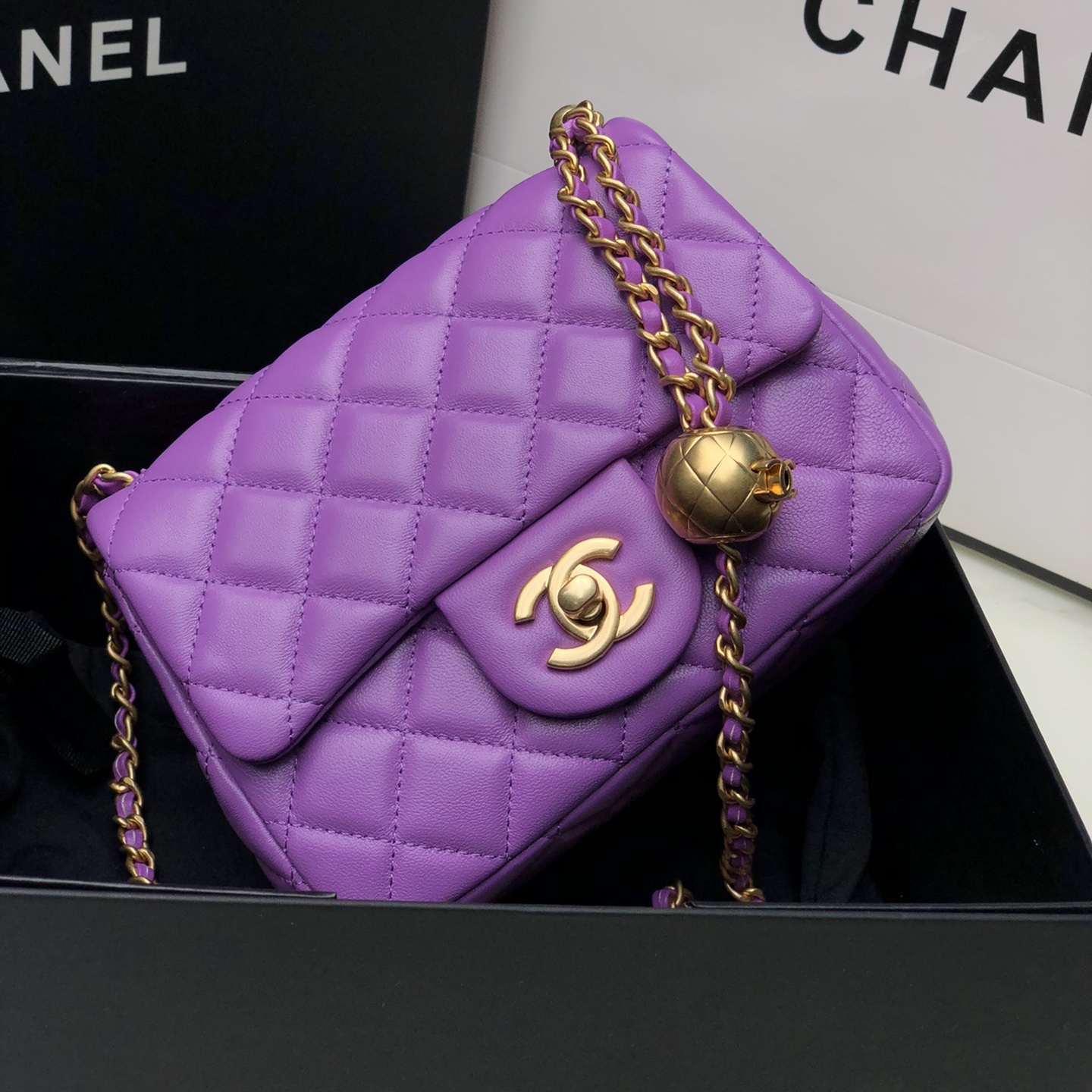 Chanel Mini Pearl Crush Flap Bag AS1786