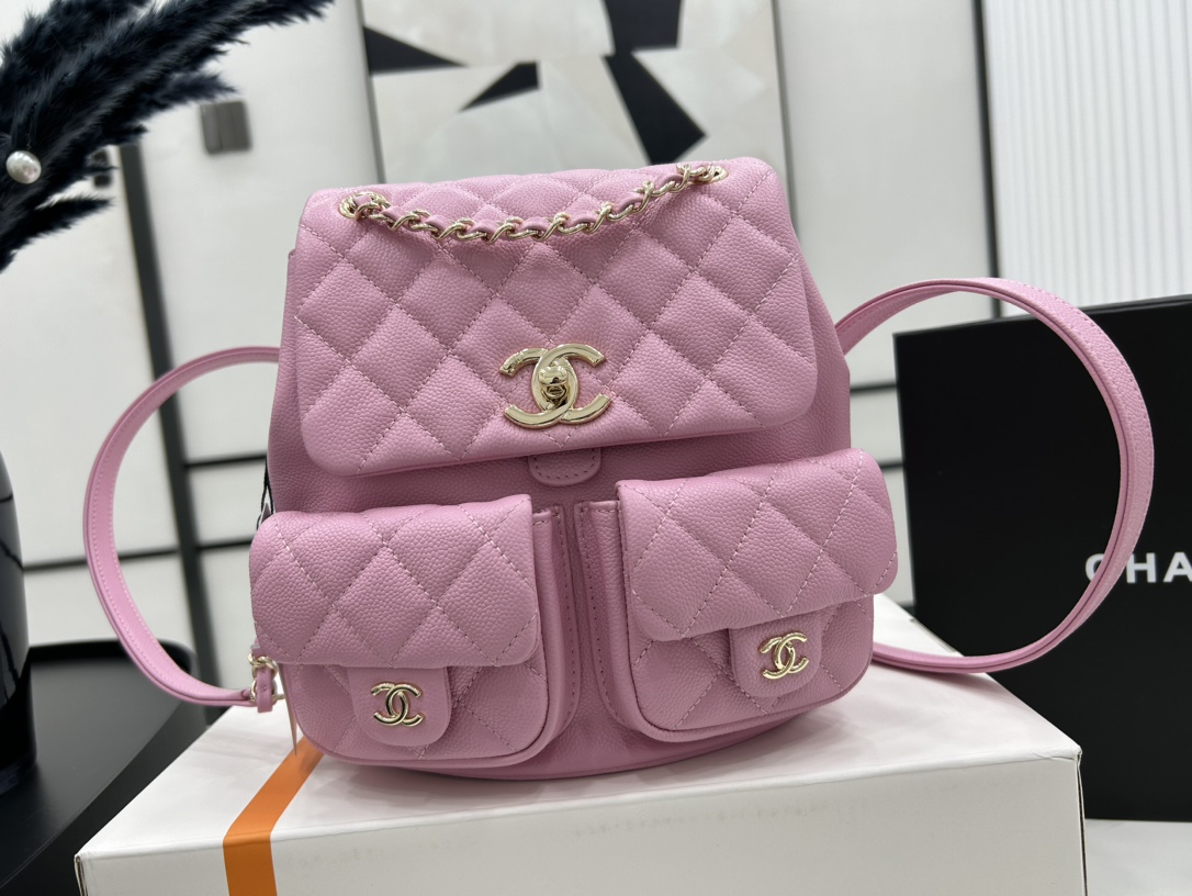 Chanel 2 Pocket Duma Backpack AS3860