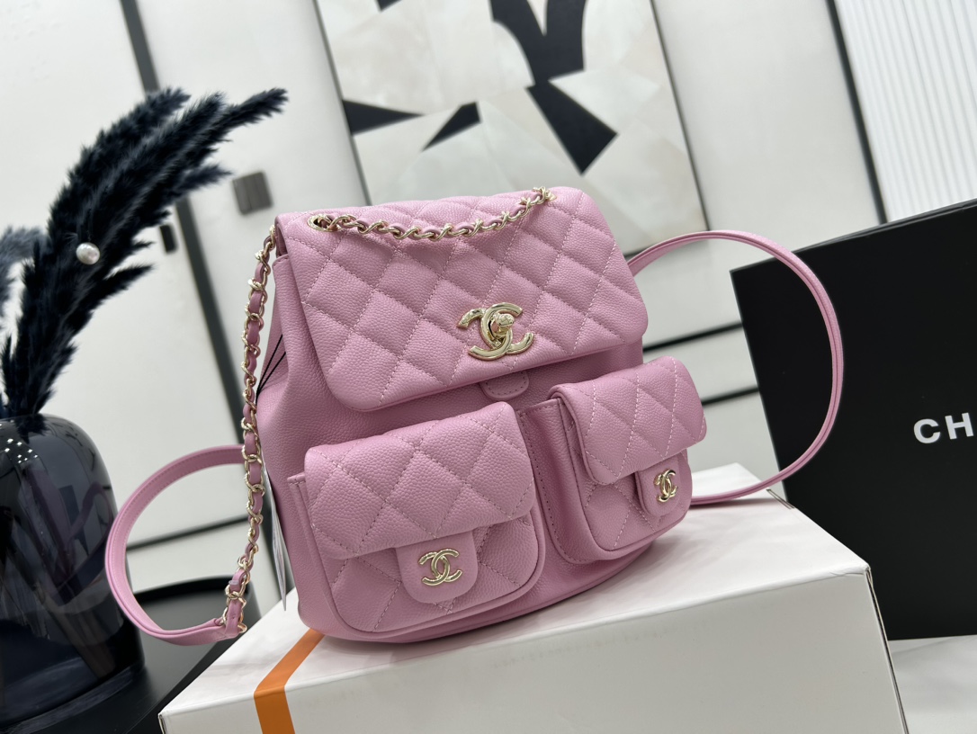 Chanel 2 Pocket Duma Backpack AS3860