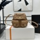 Chanel Small 2 Pocket Duma Backpack Light Brown AS3860