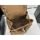 Chanel Small 2 Pocket Duma Backpack Light Brown AS3860